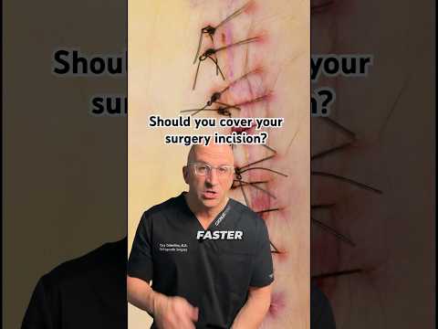 Do Covered Incisions Heal Faster? #shorts