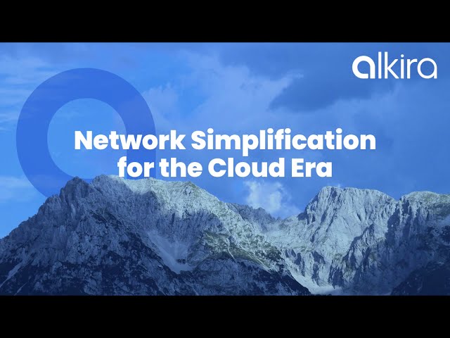 Network Simplification for the Cloud Era