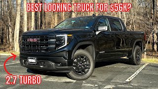2023 GMC Sierra Elevation  REVIEW and POV DRIVE  BLACKED OUT!