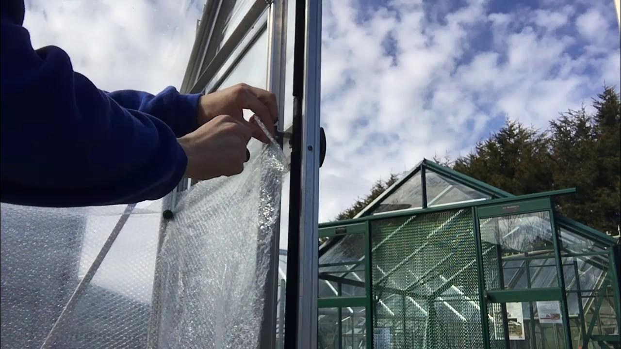 How To Fit Greenhouse Insulation or Shading with Elloplugs YouTube