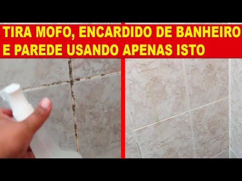 Vídeo: Como Remover O Mofo Preto No Banheiro
