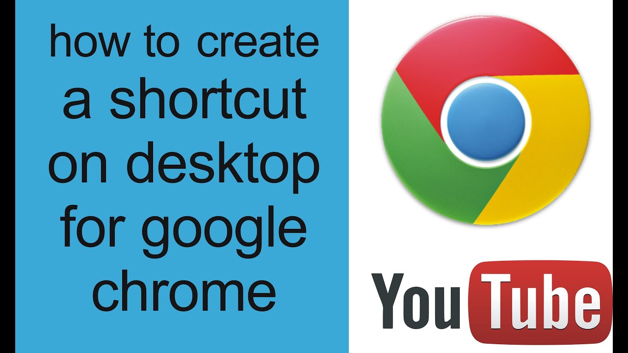 how to put a google chrome icon on desktop