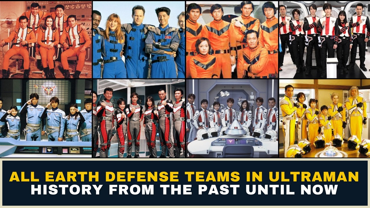 All Earth Defense Teams In Ultraman History From The Past Until Now #ultraman #ultramanzero