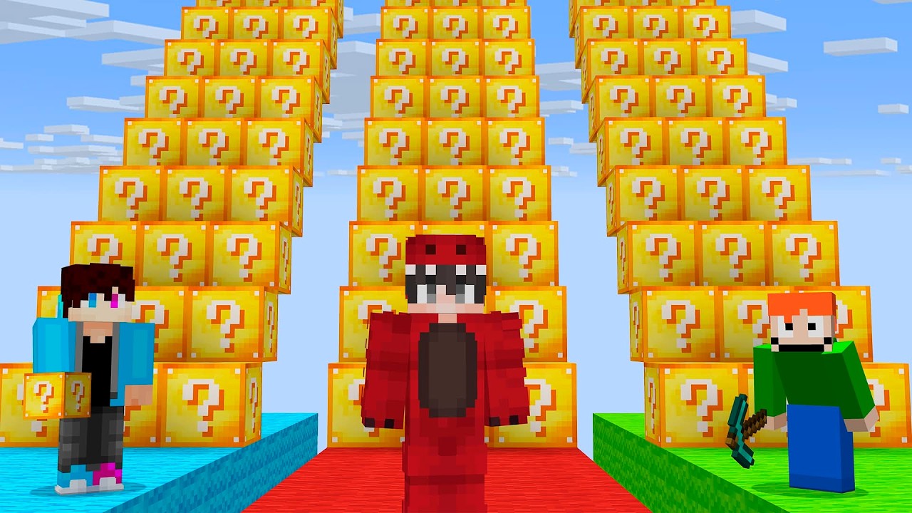Lucky Block Trappen Race
