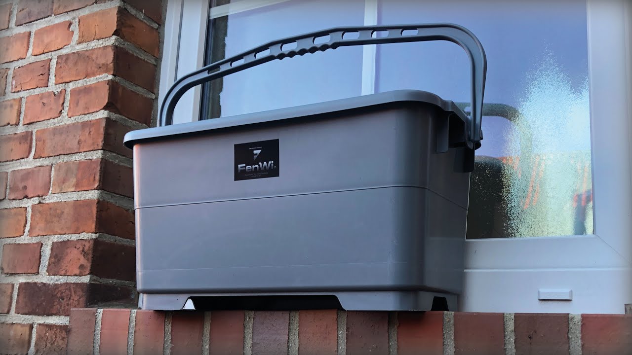 Der große FenWi 24l Rechteck-Eimer ist perfekt als Putzeimer für die Fensterreinigung geeignet