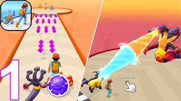 Pocket Monsters Rush - Gameplay Walkthrough Part 1 Tutorial Levels 1-8 (iOS,Android