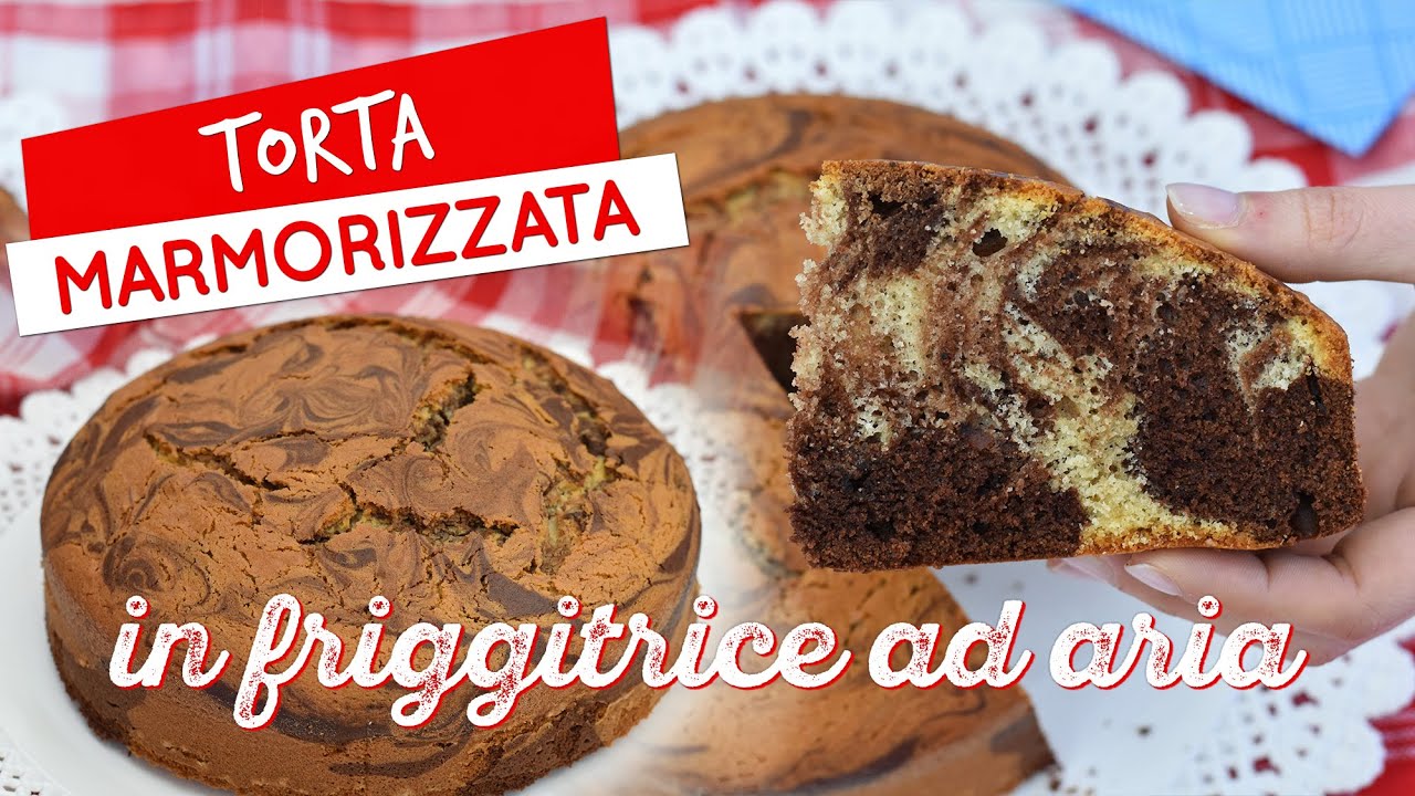 Torta marmorizzata in friggitrice ad aria
