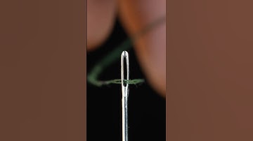 Needle & thread closeUP #macro #asmr #viral #viralvideo #happy #art #satisfying #shorts #usa #india