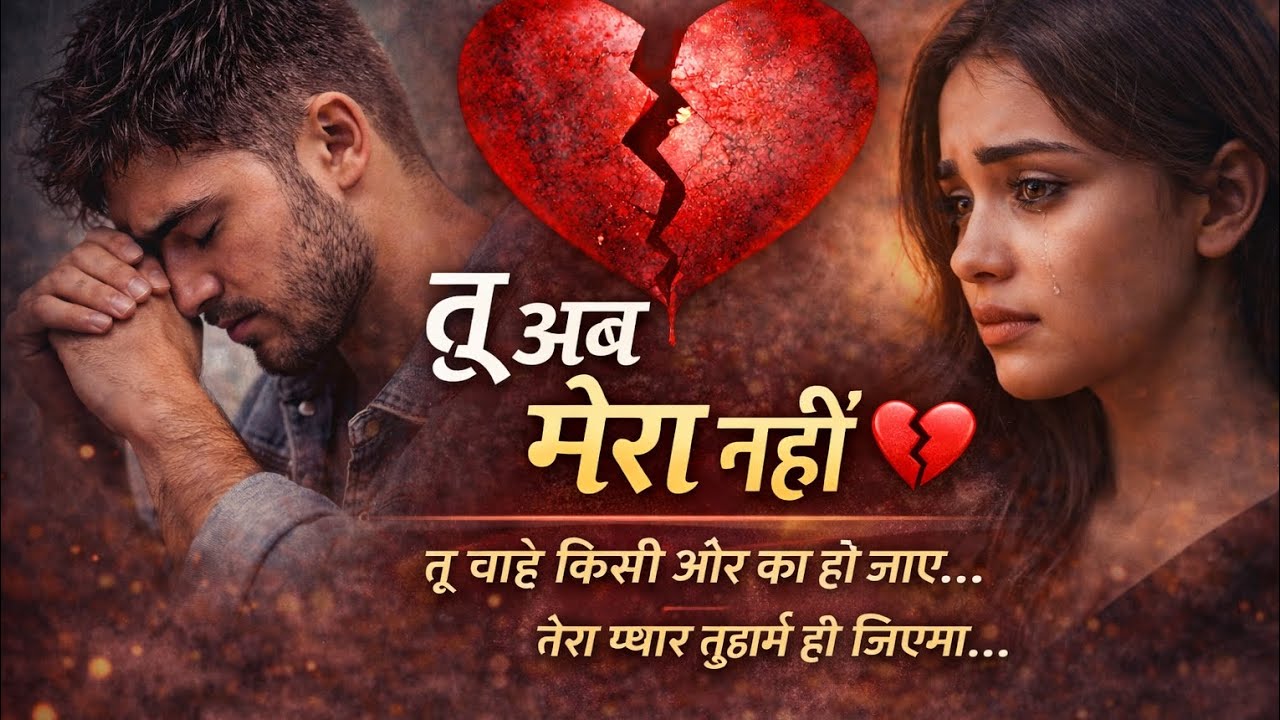 Tu Ab Mera Nahi 💔 | Heart Touching Hindi Sad Song 2026 | Emotional Breakup Song | Very Sad Love Song