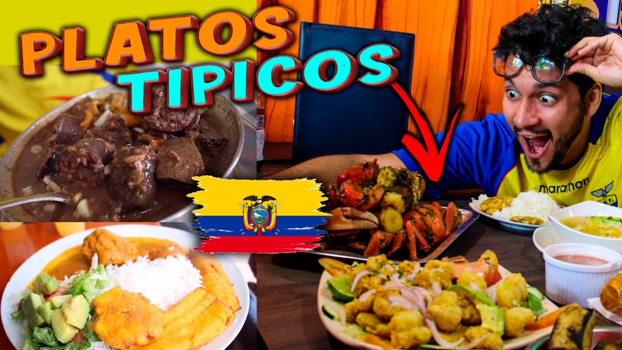 🔥 PROBANDO 5 PLATOS TÍPICOS DE GUAYAQUIL 🥘 🦀 - TOP GASTRONÓMICO 🍽