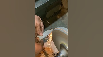 Grander metal cutting process #machinary #lathemachine #automobile