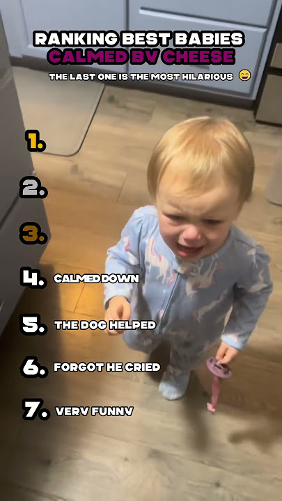 Ranking Best Babies Calmed By Cheese Part 2 🧀👶😌