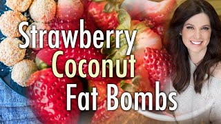 Strawberry Coconut Fat Bombs