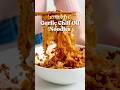10 min Garlic Chili Oil Noodles 🔥 #easyrecipe