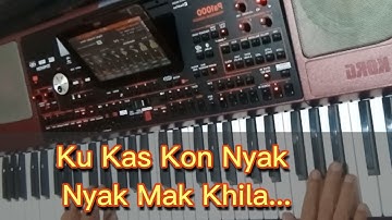 Karaoke Khasan Celaka Cipt Mawan Salba || Nada Pria Full Liryc || Caver Korg Pa 1000