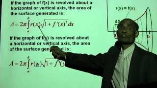 MAC2312 Lesson 1 4b Area of Revolution