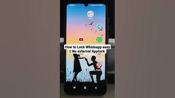 How to Lock Whatsapp || Privacy First 🗝️🔑😜 #shorts #whatsapplock #viral