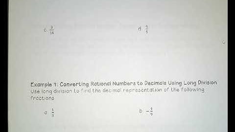 Grade 7 Module 2 Lesson 14: Fractions to Decimals uding long division