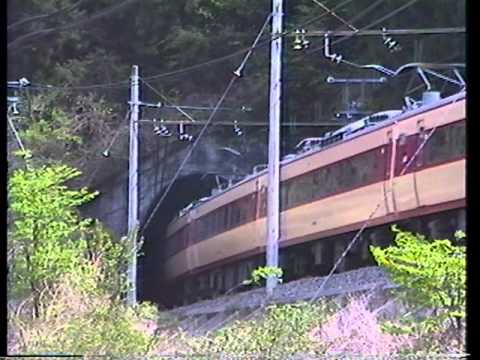 （昭和62年 1987年）サロンエクスプレス東京　三重連／189系あさま　碓氷峠