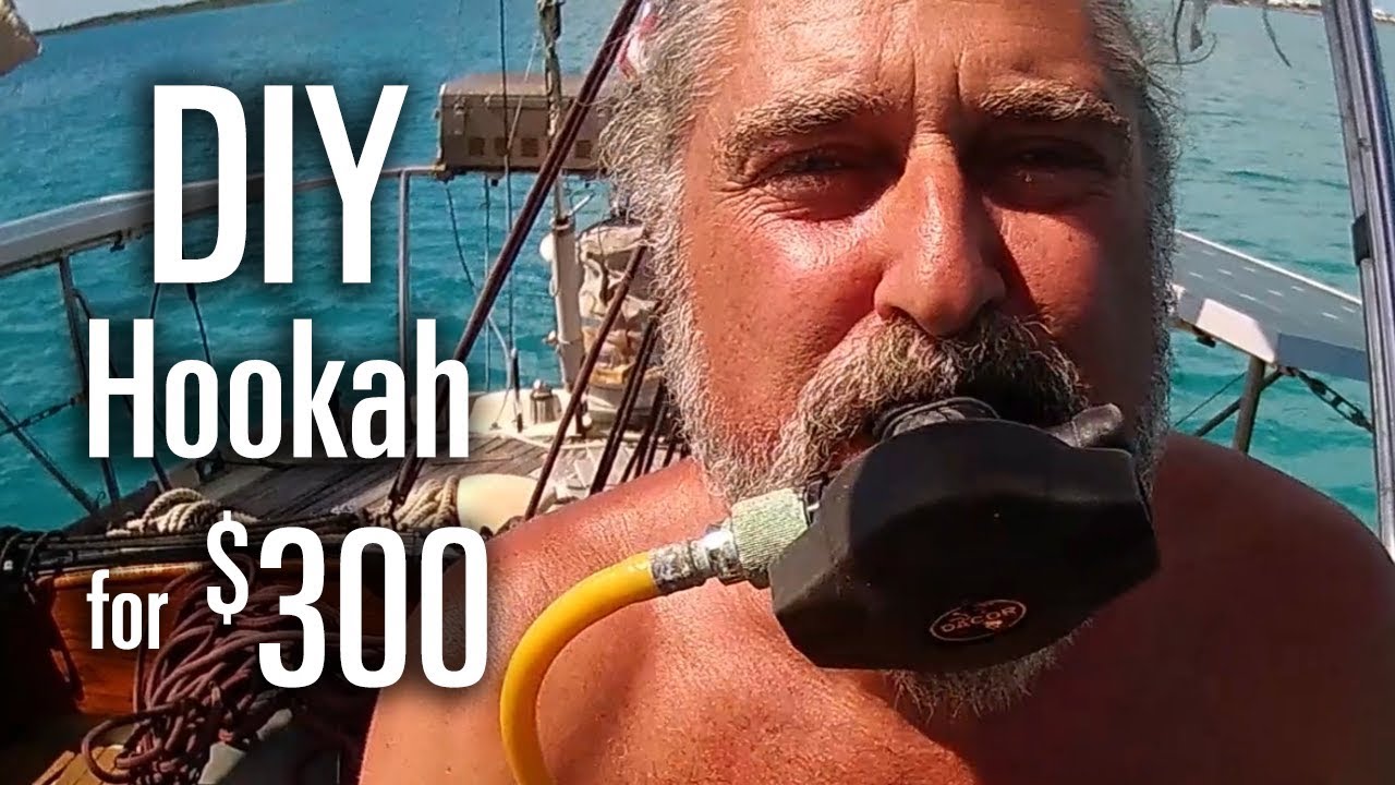 $300 DIY Dive HOOKAH + Cleaning Our Boat’s Bottom!!