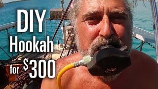 $300 DIY Dive HOOKAH + Cleaning Our Boat's Bottom!!