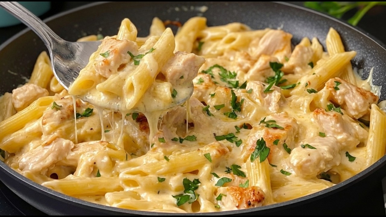 Самая вкусная паста с курицей, которую я когда-либо готовил❗️ Простой и супер сочный!
