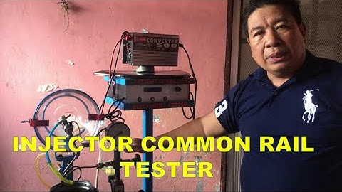 COMMON RAIL INJECTOR TESTER WITH SIMULATOR