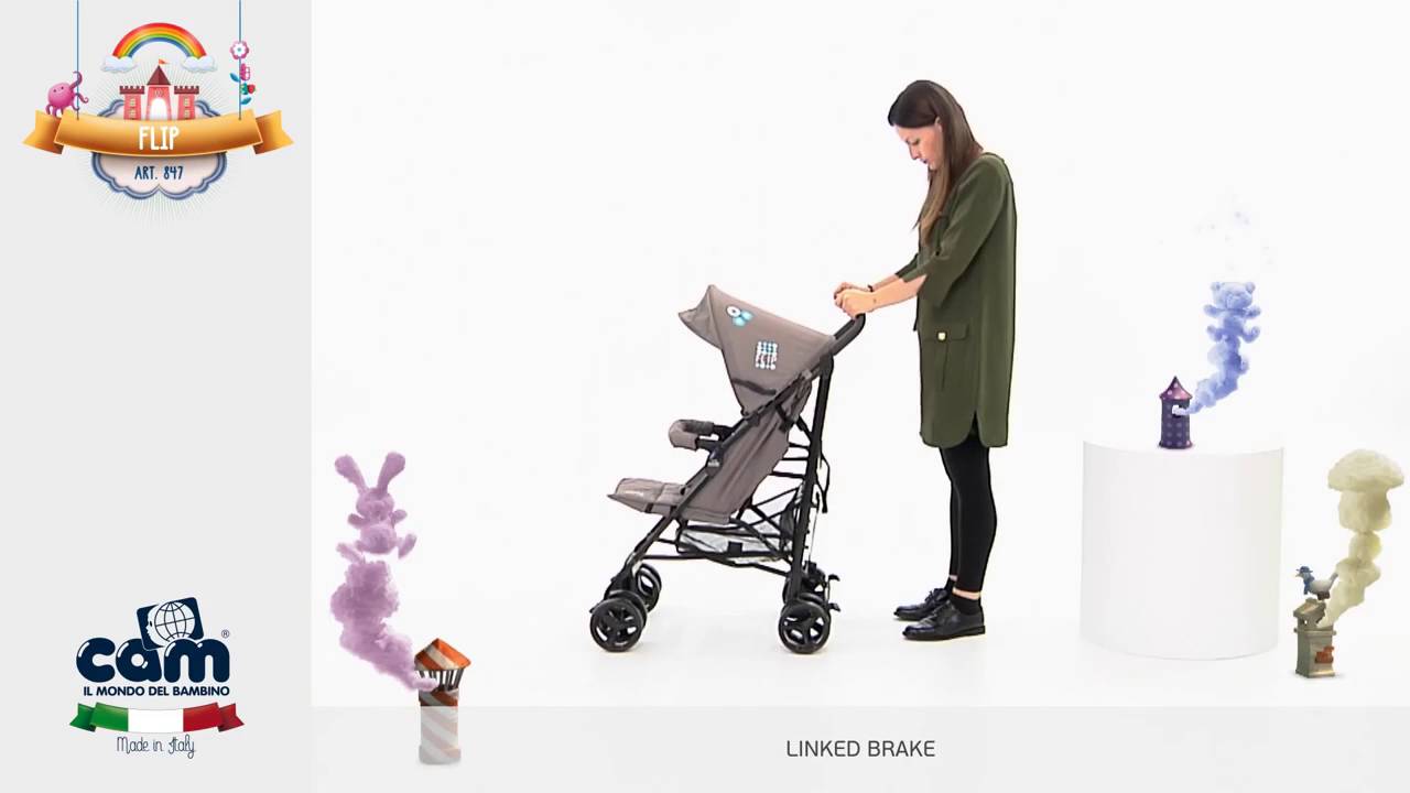 cam flip stroller