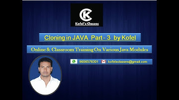 Cloning in Java Part-3 by Kofel