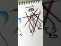 How To Draw Body With ( Cannon Ball, Dismantle)#anime #drawing #shorts #jjk #stickman