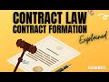 Contract Law lecture : Types &amp; Formation of Contracts animated explainer