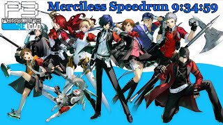 Persona 3 Reload Speedrun PS5 - Merciless, True Ending 9:34:59