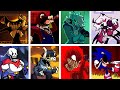 Nightmare Run But Every Turn Different Characters Sing It FNF Everyone Sings Nightmare Run 