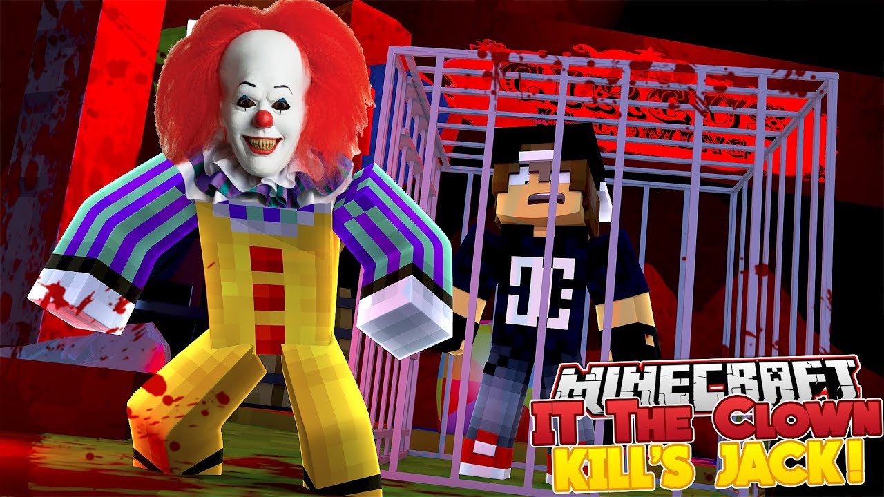 Minecraft Adventure - IT THE CLOWN THREATENS TO KILL JACK!!