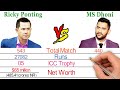 MS Dhoni Vs Ricky Ponting Comparison Career - Filmy2oons