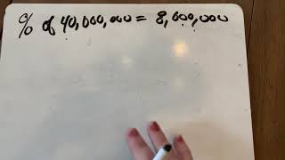 Finding the missing percent