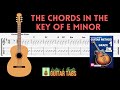 (76 of 88) Mel Bay Grade 1- The Chords in the Key of E Minor GUITAR TAB
