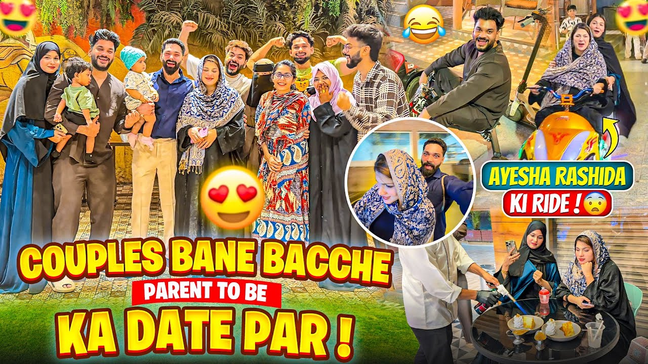 Couples Bane Bacche Parent To Be Me Date Par 🥹| Ayesha Rashida Ki Ride 😨| Fokats | Abresh & Zeeshan