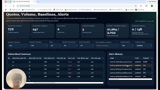 Live Options Market Research System