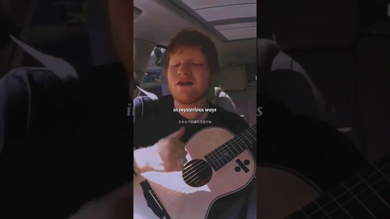 people fall in love in mysterious ways😍❤/ ed sheeran carpool karaoke #U-🎧-I-VER🎼 #karaoke #music