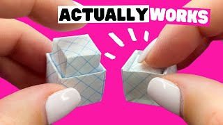 วิธีทำปุ่ม origami ที่ใช้งานได้จริงไม่มีกาว [origami pop it]