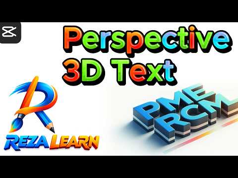 How to Make 3D Perspective Text in CapCut