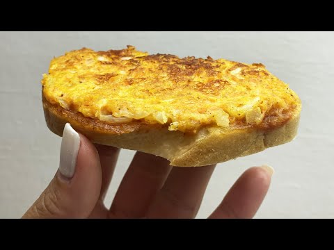 Овощные бутерброды на сковороде. Очень вкусно, просто и недорого!