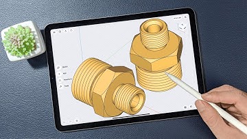 Modeling Hydraulic Fitting on iPad | Shapr3D