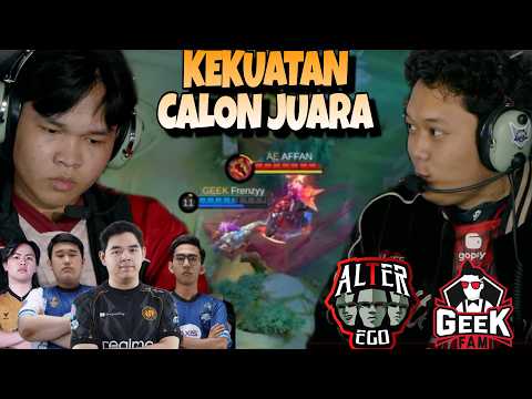 THIS IS THE POWER OF AN MPL S18 CHAMPION CONTENDER !! INSANE GAMEPLAY !! AE VS GEEK MATCH 2 - MPL...