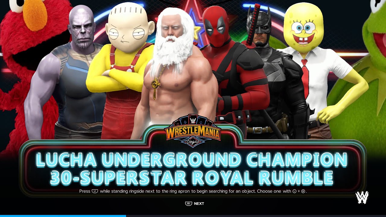 30 Men Royal Rumble Match - YouTube