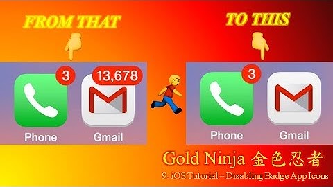 9. iOS 9 Tutorial - Disabling Badge App Icons