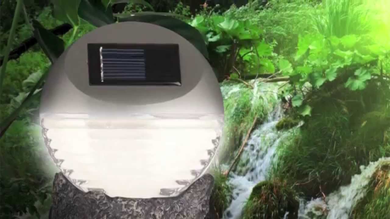 LED Gartenleuchte / Ø 11 cm / 2 LEDs verbaut - YouTube