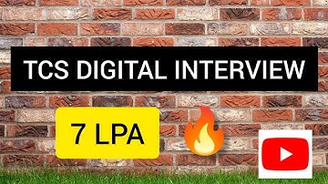 TCS digital Technical Interview experience of ece student 2022 batch #tcs digital #interview