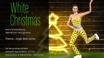 #iClone - White Christmas - #46bpm dance animation